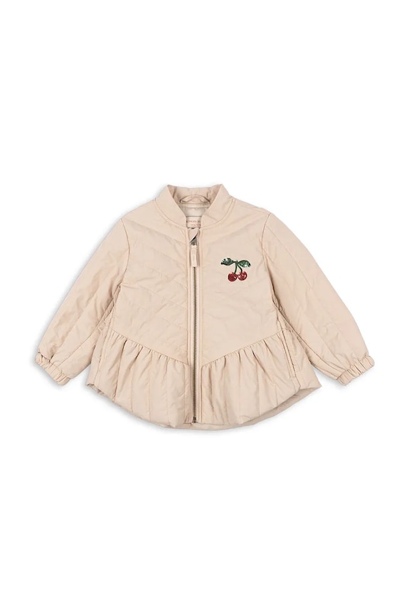 Konges Sløjd geacă copii JUNA SEQUIN BOMBER JACKET KS104873.PPY2 bej SS26