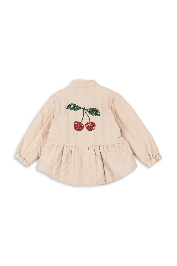 Fete Konges Sløjd geacă copii JUNA SEQUIN BOMBER JACKET KS104873.PPY2 bej