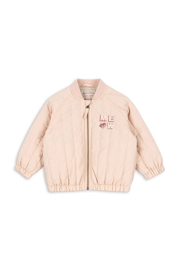 Konges Sløjd giacca bomber bambini JUNO KITTY BOMBER JACKET KS104879.PPY2 rosa SS26