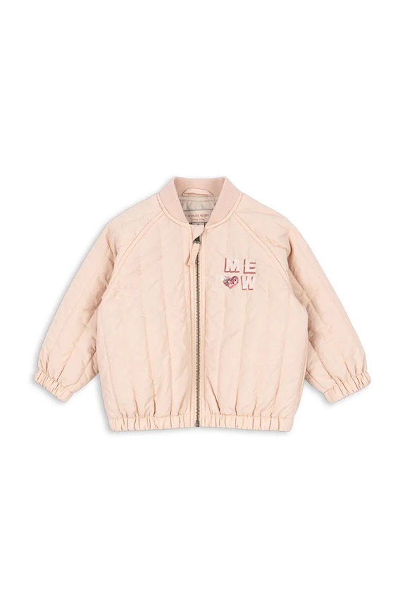 Konges Sløjd giacca bomber bambini JUNO KITTY BOMBER JACKET KS104879.PPY2 rosa SS26