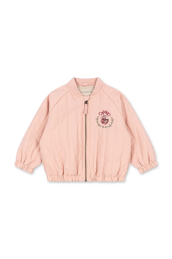 Konges Sløjd geacă bomber pentru copii JUNO SEQUIN BOMBER JACKET KS104887.PPY2 roz SS26