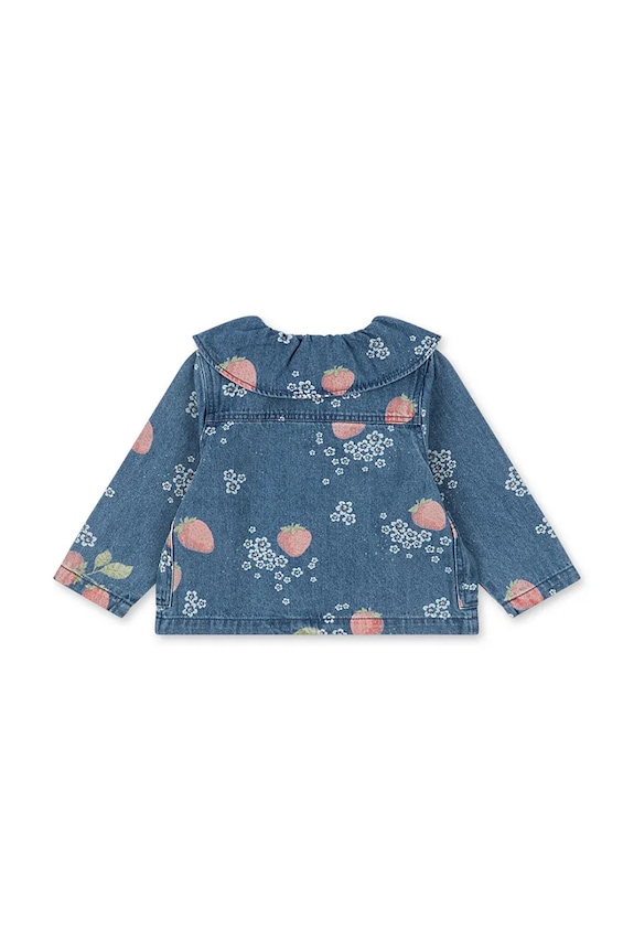 Konges Sløjd kurtka jeansowa dziecięca MAGOT COLLAR JACKET GOTS KS104968.PPY2 granatowy SS26
