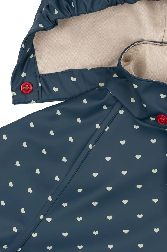 Fete Konges Sløjd pantaloni și jachetă pentru copii RAINY PALME SET GIRL KS105050.PPY2 bleumarin
