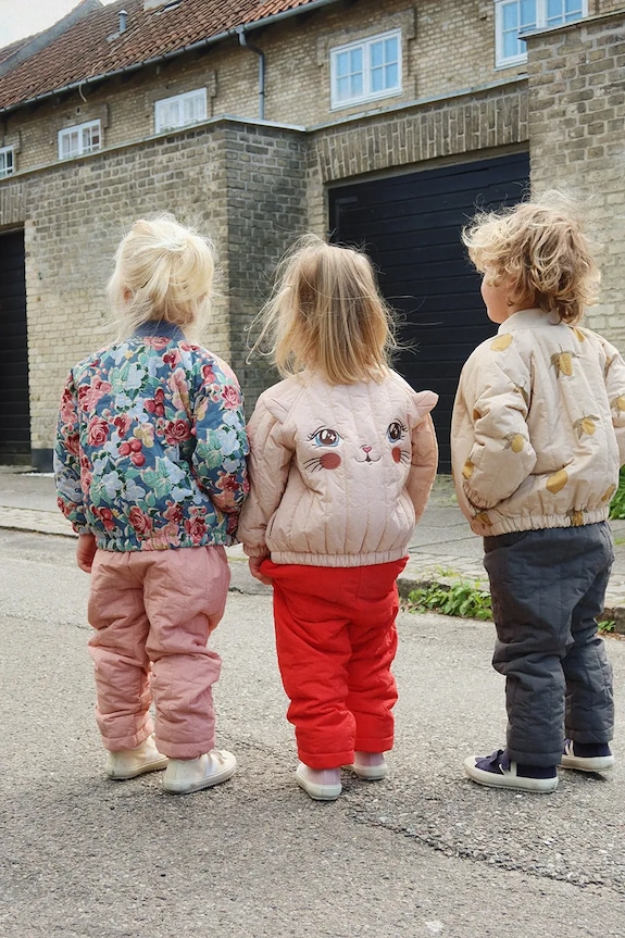 Konges Sløjd kurtka bomber dziecięca JUNO PRINTED BOMBER JACKET multicolor KS104883.G.PPY2