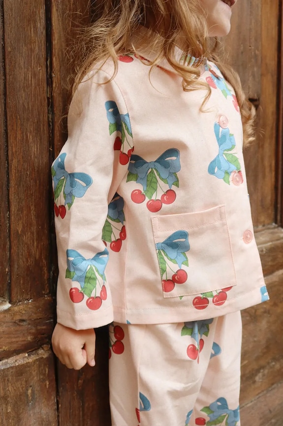 Detská bavlnená bunda Konges Sløjd FRANKIE SHIRT JACKET GOTS nezateplené ružová KS104826.G.PPY2