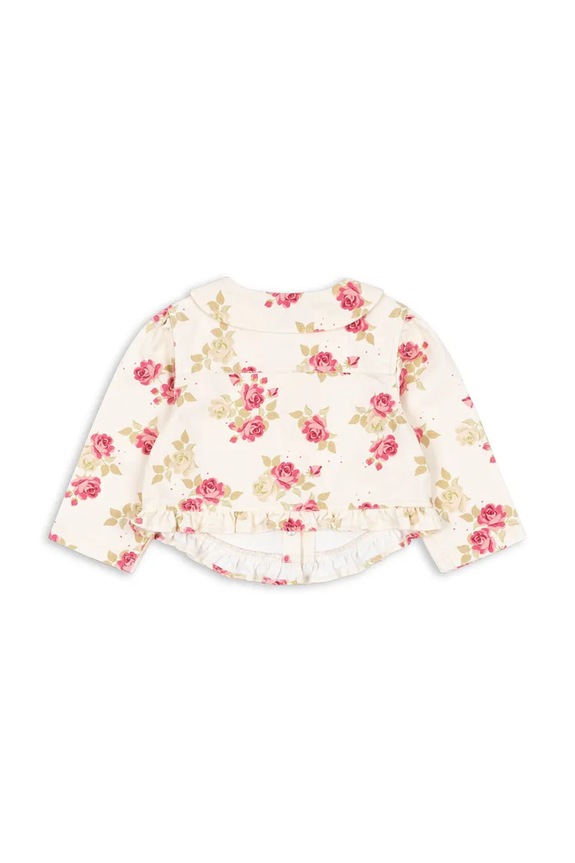 Konges Sløjd kurtka jeansowa dziecięca MAGOT FRILL JACKET GOTS KS104969.PPY2 beżowy SS26