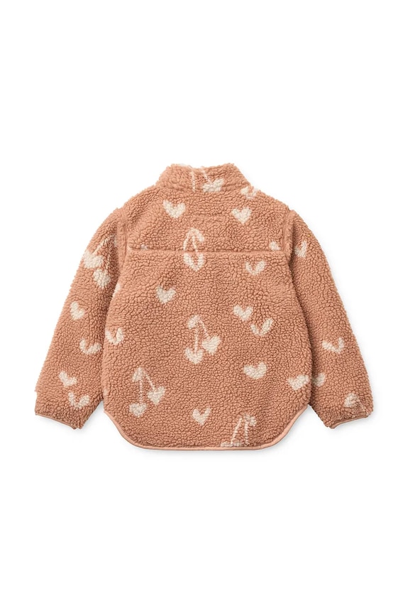 Dziewczynka Liewood kurtka dziecięca Nolan Pile Jacket LW19877.G.PPY2 różowy
