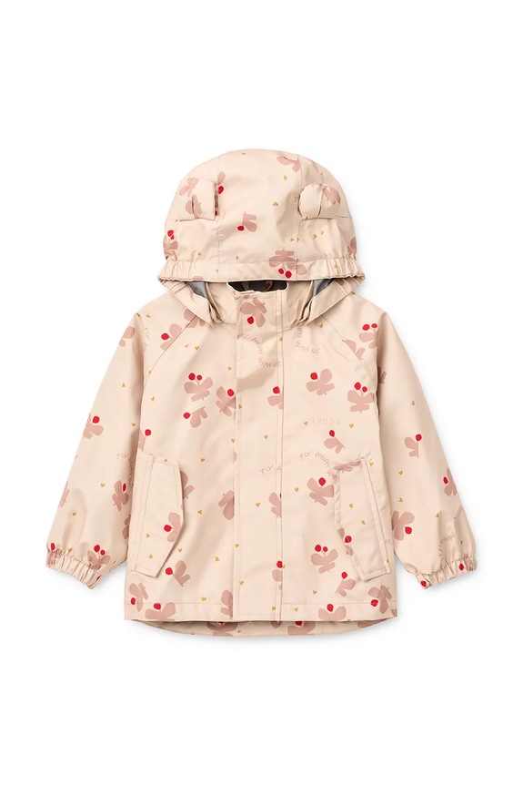 Fete Liewood jachetă și pantaloni pentru copii Manu Rainwear Set LW19910.G.PPY2 roz