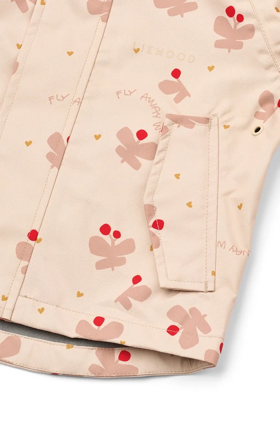 Liewood jachetă și pantaloni pentru copii Manu Rainwear Set LW19910.G.PPY2 roz