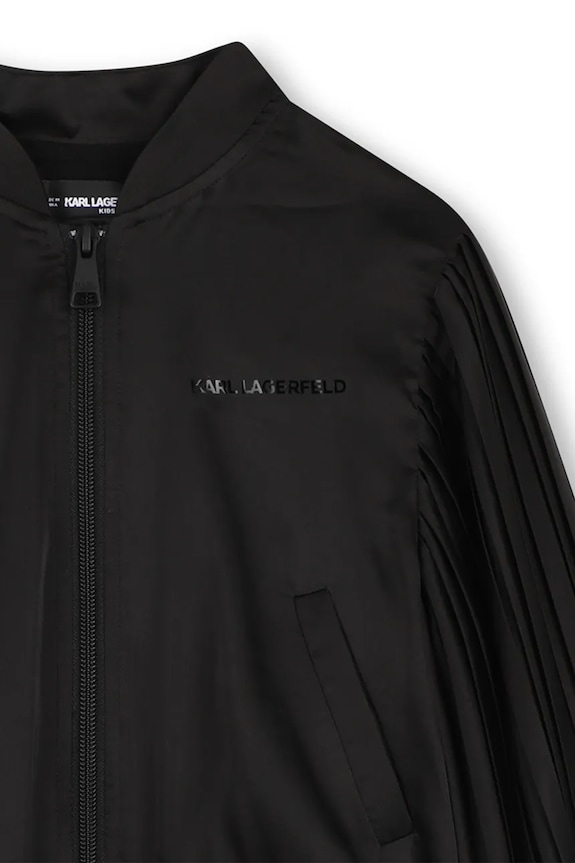 Дитяча куртка-бомбер Karl Lagerfeld чорний Z31131.114.150