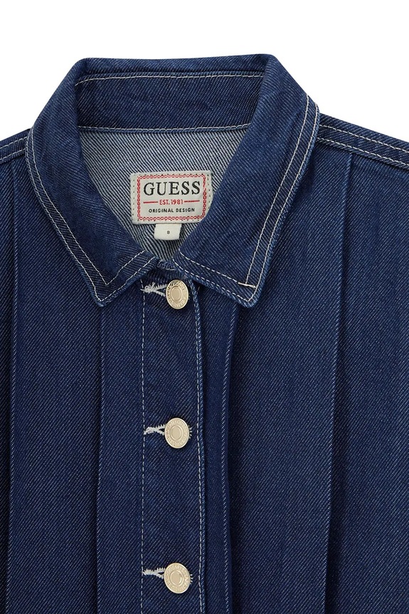 Dječja traper košulja Guess mornarsko plava J6GN00.D8280.PPY2.M