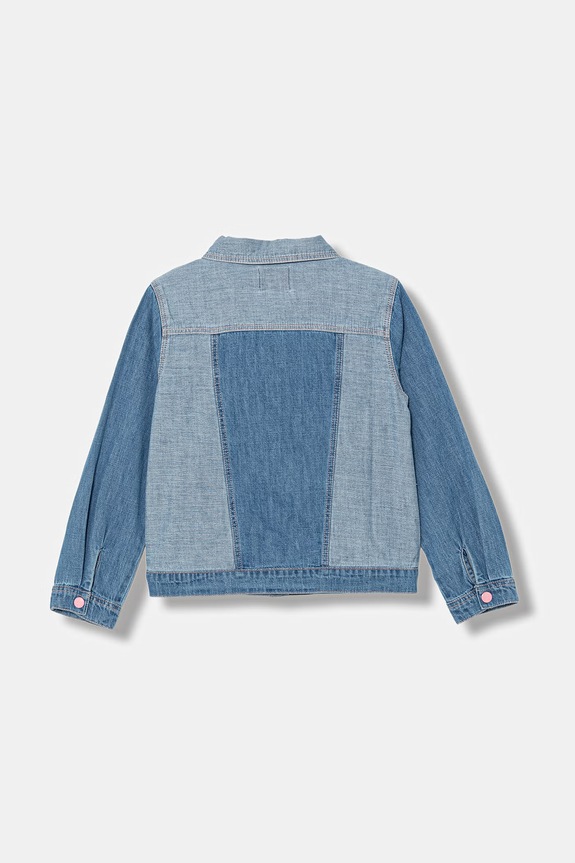 Guess kurtka koszulowa dziecięca jeansowa K6GL01.D7850.PPY2.M niebieski SS26