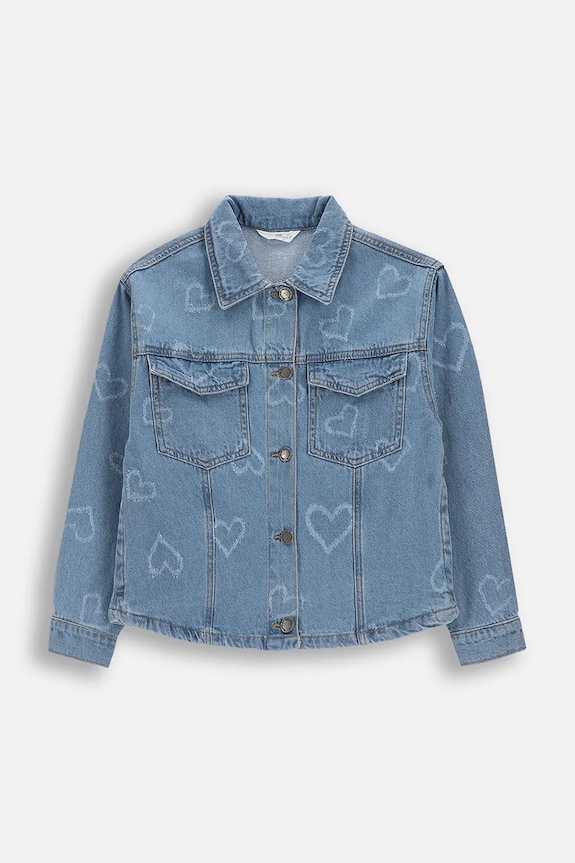 Coccodrillo kurtka dziecięca jeansowa WC6152301CJG niebieski SS26