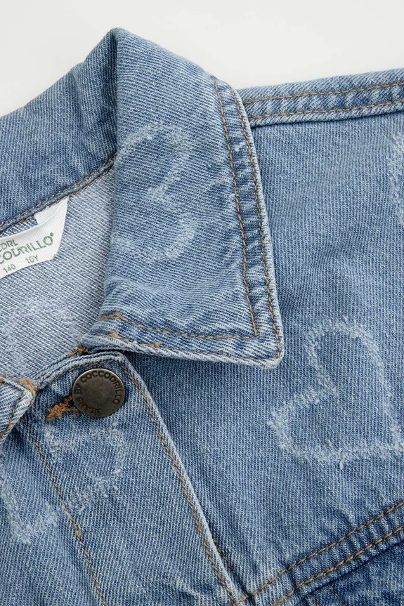 Coccodrillo kurtka dziecięca jeansowa WC6152301CJG niebieski