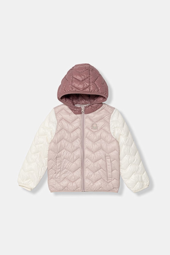 United Colors of Benetton kurtka dziecięca różowy 21INGN02Z.P.Stagionale