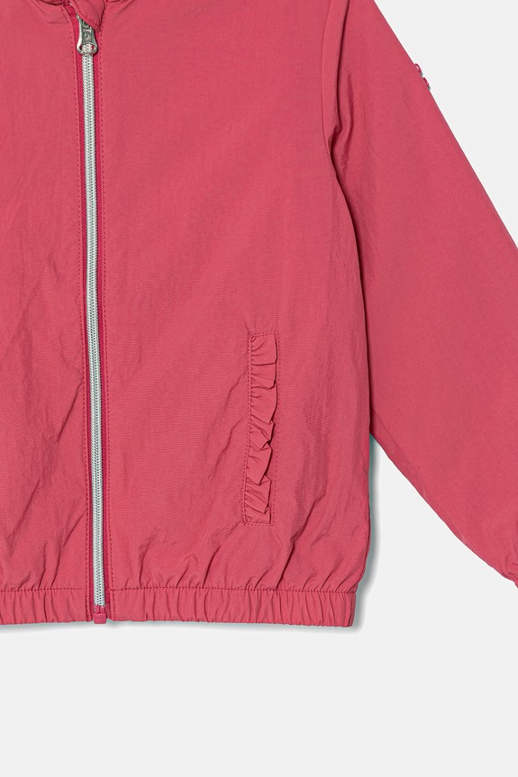 Dziewczynka United Colors of Benetton kurtka dziecięca 2IGGGN03L.P.Stagionale różowy