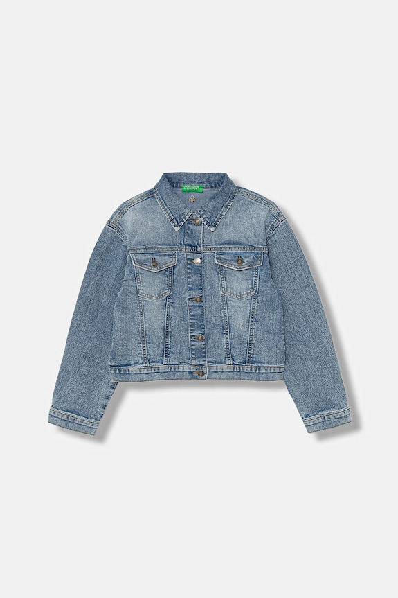 United Colors of Benetton jachetă pentru copii, din denim albastru 2PORCN061.G.Riproposto