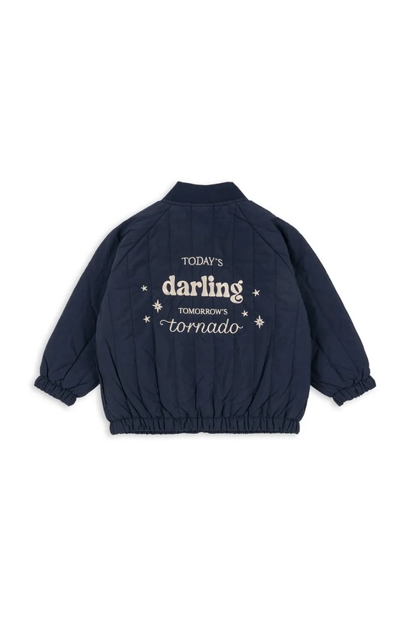 BIMBA Konges Sløjd giacca bomber bambini JUNO BOMBER JACKET KS104493.PreSpring blu navy