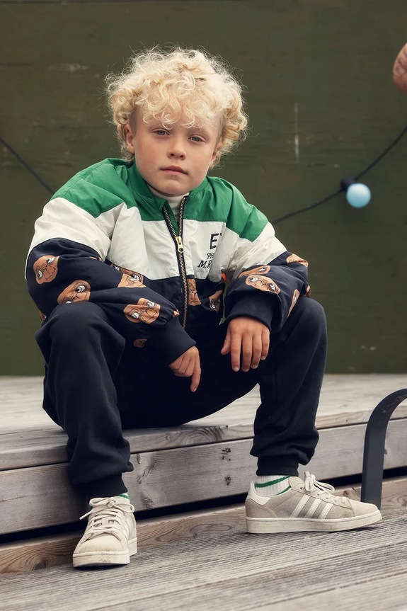 Mini Rodini kurtka bomber dziecięca E.T. bez kaptura czarny 25810100