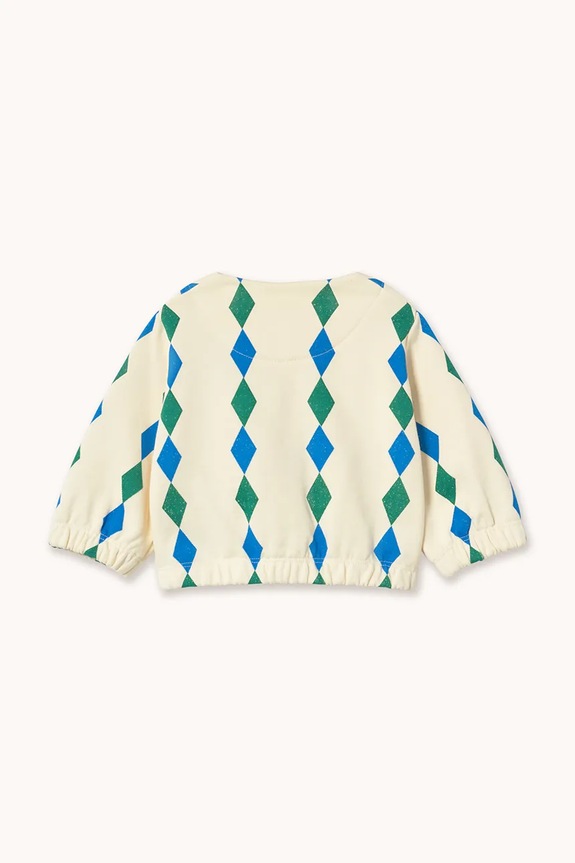 Tinycottons geacă bebe DIAMONDS BABY JACKET SS26.145 bej SS26