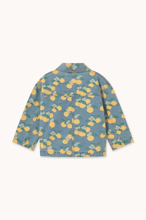 Fiú Tinycottons gyerek farmerkabát ORANGES JACKET SS26.360 kék