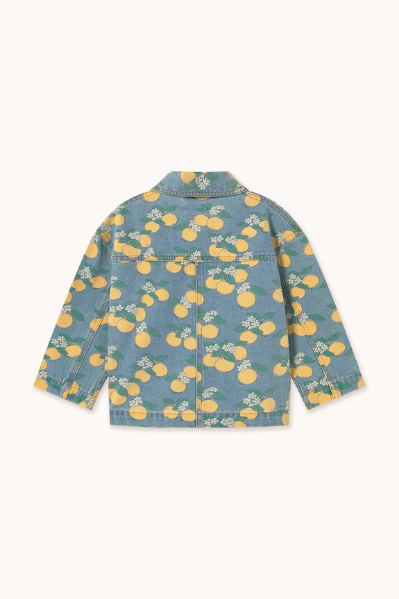 Fiú Tinycottons gyerek farmerkabát ORANGES JACKET SS26.360 kék
