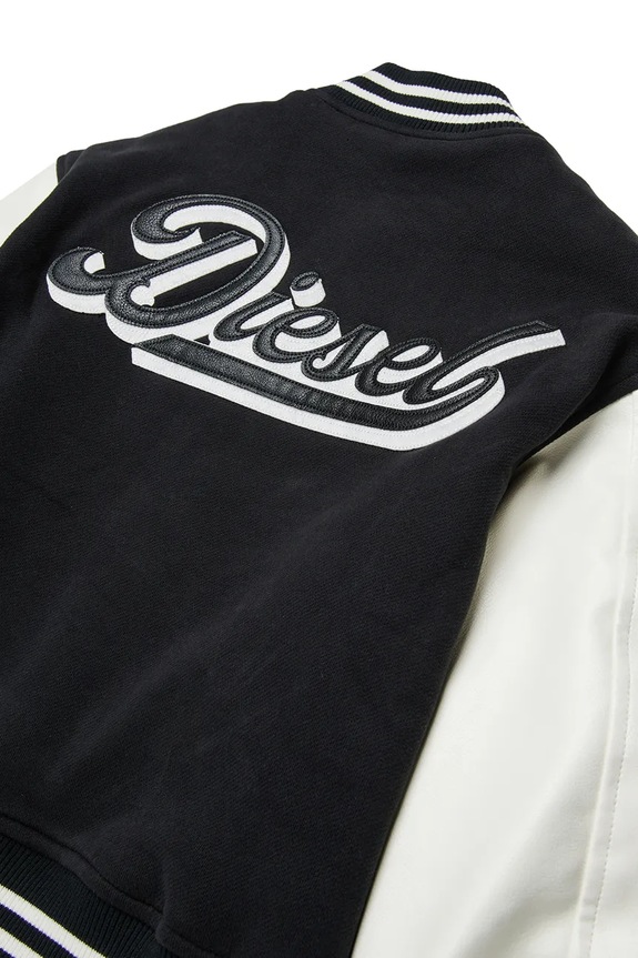 Chłopiec Diesel kurtka varsity dziecięca JBIRKYE JACKET J02643.KXBR4 czarny