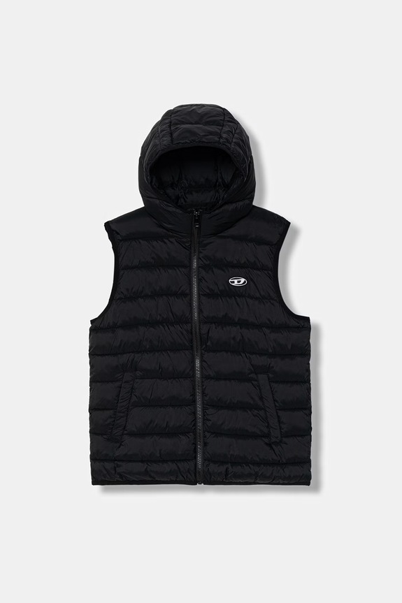 Diesel bezrękawnik dziecięcy JTEMPLY JACKET pozostałe czarny J02696.KXBT0