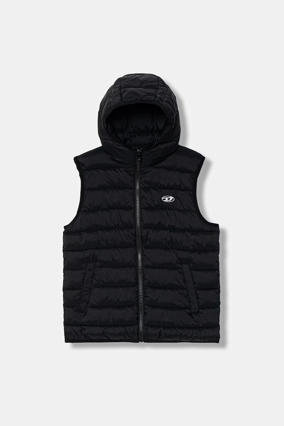 Diesel bezrękawnik dziecięcy JTEMPLY JACKET pozostałe czarny J02696.KXBT0