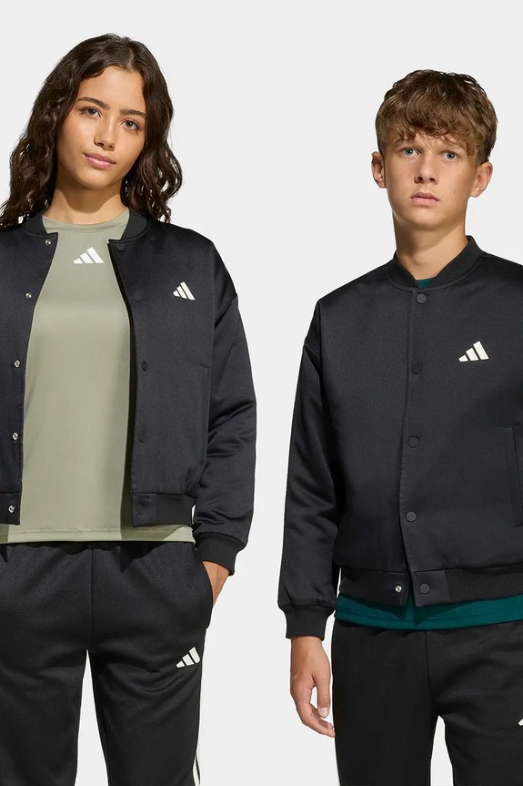 adidas kurtka bomber dziecięca bez kaptura czarny KG1000