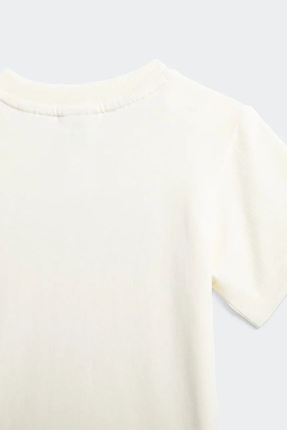 adidas Originals komplet bawełniany dziecięcy beżowy KD5823