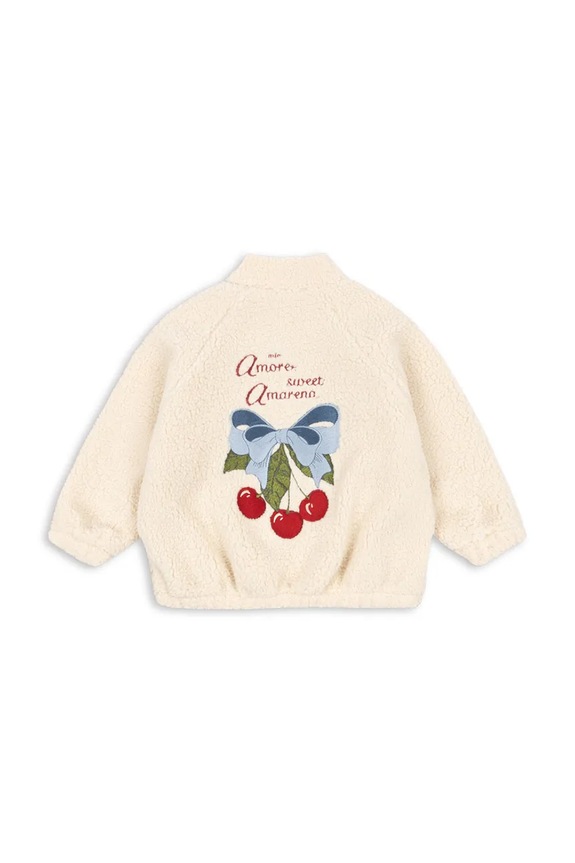 Chlapec Detská bunda Konges Sløjd JAZZ TEDDY JACKET GRS KS104861.PPY2 béžová