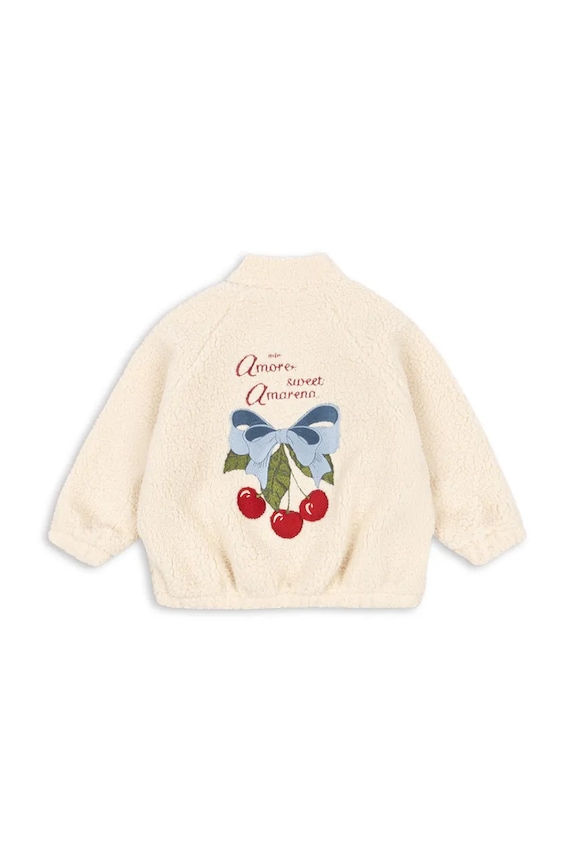Chlapec Detská bunda Konges Sløjd JAZZ TEDDY JACKET GRS KS104861.PPY2 béžová