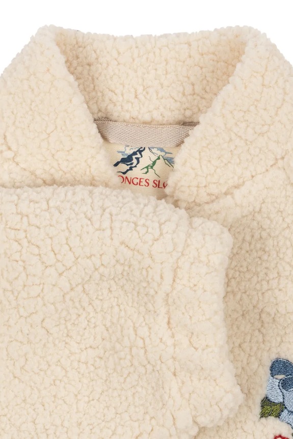 Detská bunda Konges Sløjd JAZZ TEDDY JACKET GRS KS104861.PPY2