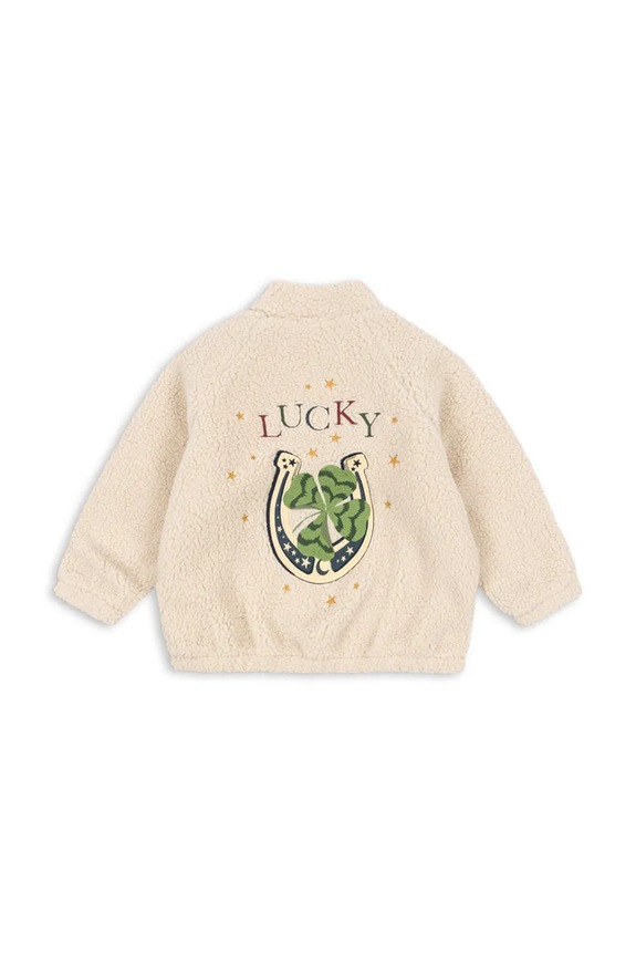 Chlapec Detská bunda Konges Sløjd JAZZ TEDDY JACKET GRS KS104861.PPY2 béžová