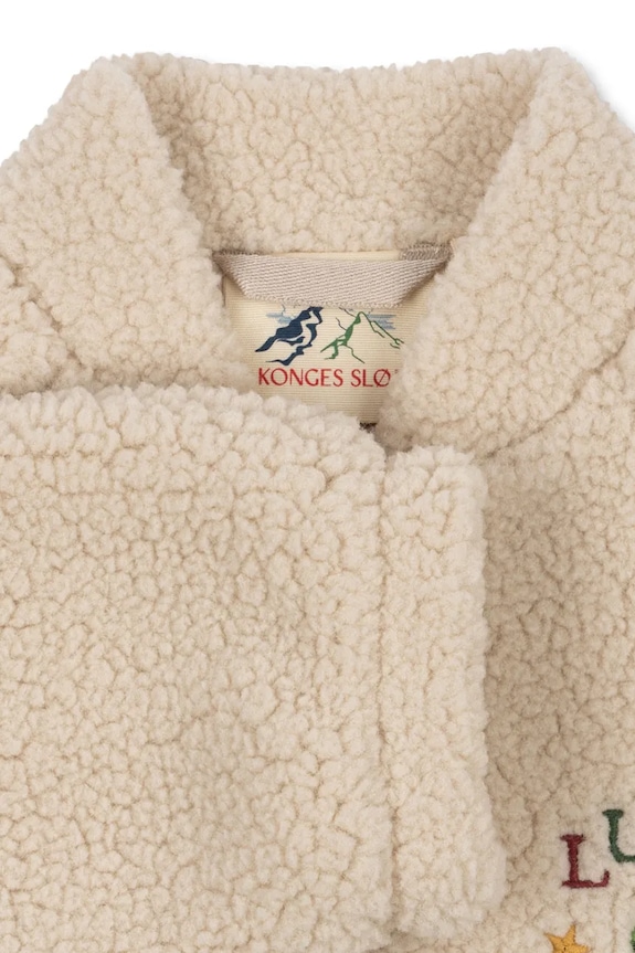 Detská bunda Konges Sløjd JAZZ TEDDY JACKET GRS KS104861.PPY2