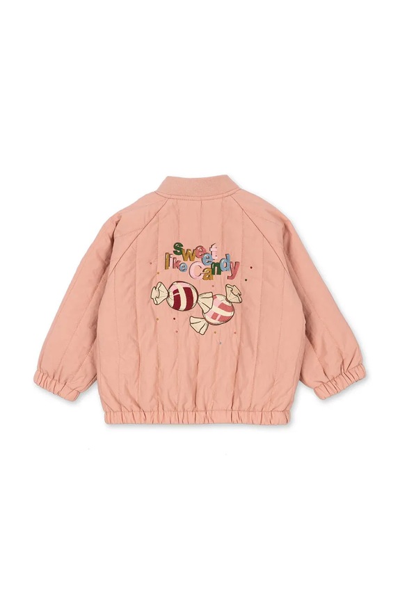 Chłopiec Konges Sløjd kurtka bomber dziecięca JUNO BOMBER JACKET KS104877.PPY2 różowy