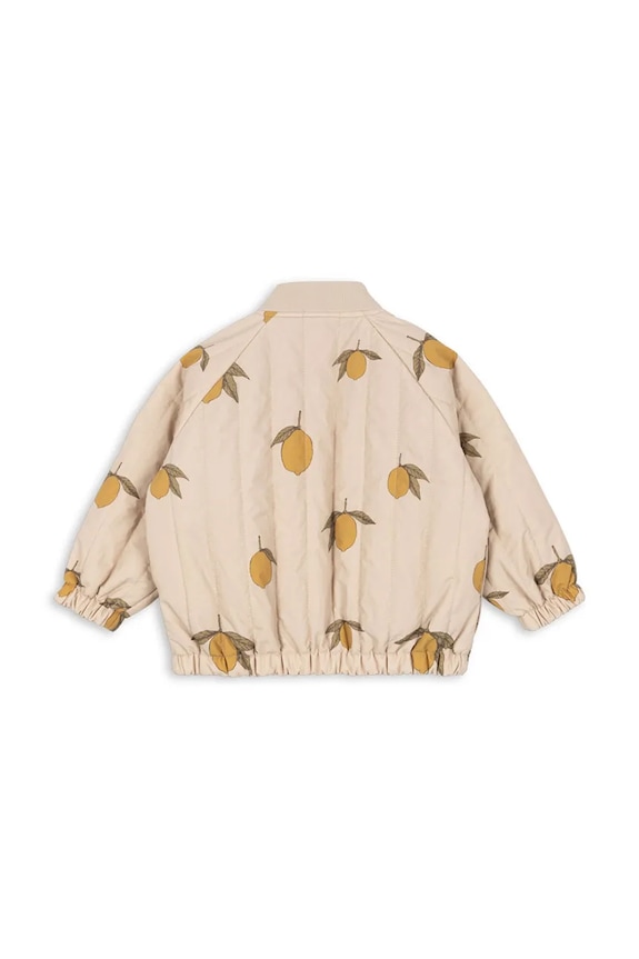 Băieți Konges Sløjd geacă bomber pentru copii JUNO PRINTED BOMBER JACKET KS104883.PPY2 bej