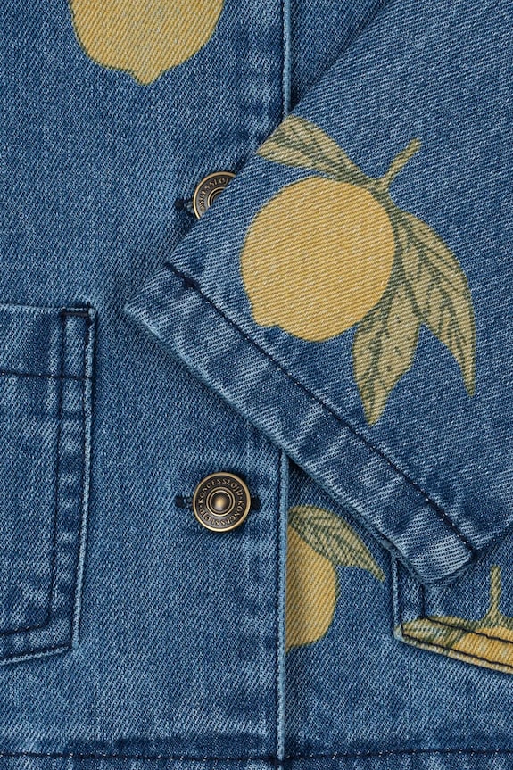 Konges Sløjd kurtka jeansowa dziecięca MAGOT JACKET GOTS granatowy KS104971.PPY2