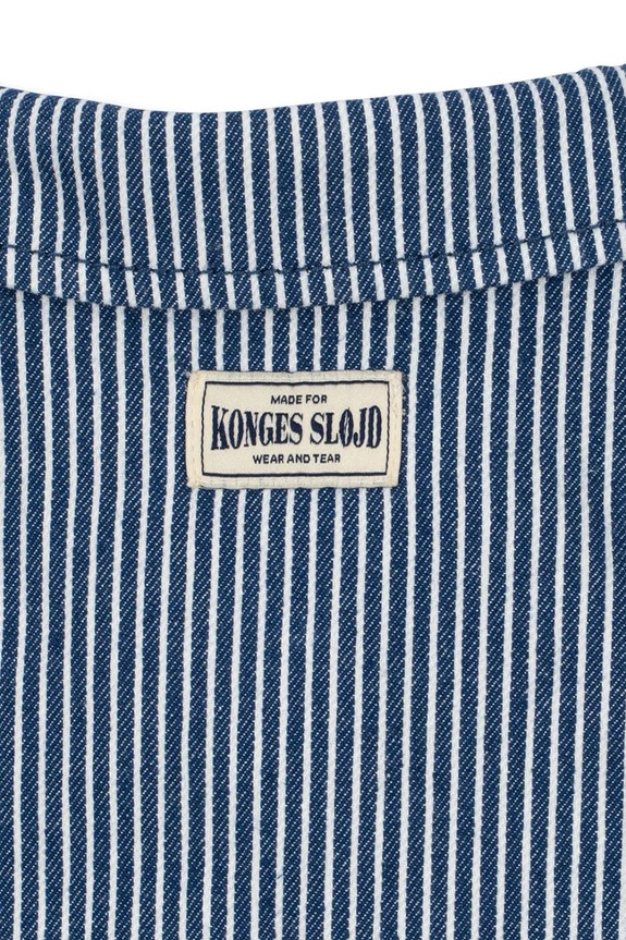 Chłopiec Konges Sløjd kurtka dziecięca LUC SHIRT JACKET GOTS KS104958.PPY2 niebieski