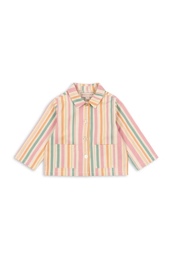 Dječja pamučna jakna Konges Sløjd FRANKIE SHIRT JACKET GOTS KS104826.PPY2 šarena SS26