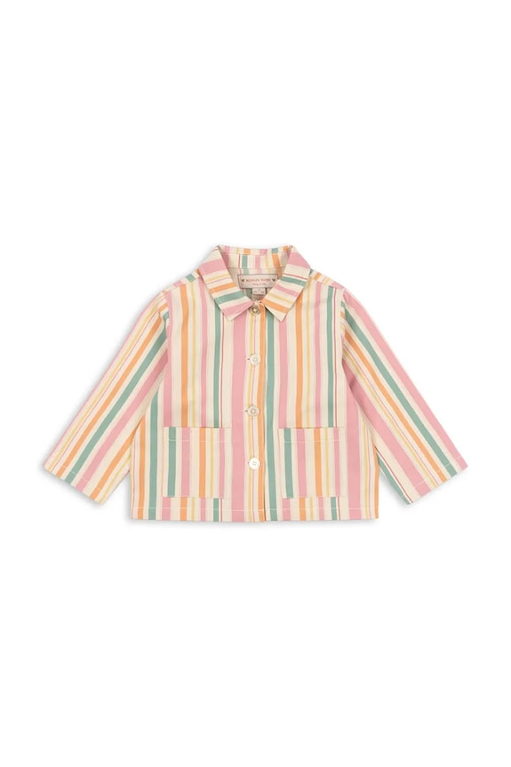 Dječja pamučna jakna Konges Sløjd FRANKIE SHIRT JACKET GOTS KS104826.PPY2 šarena SS26