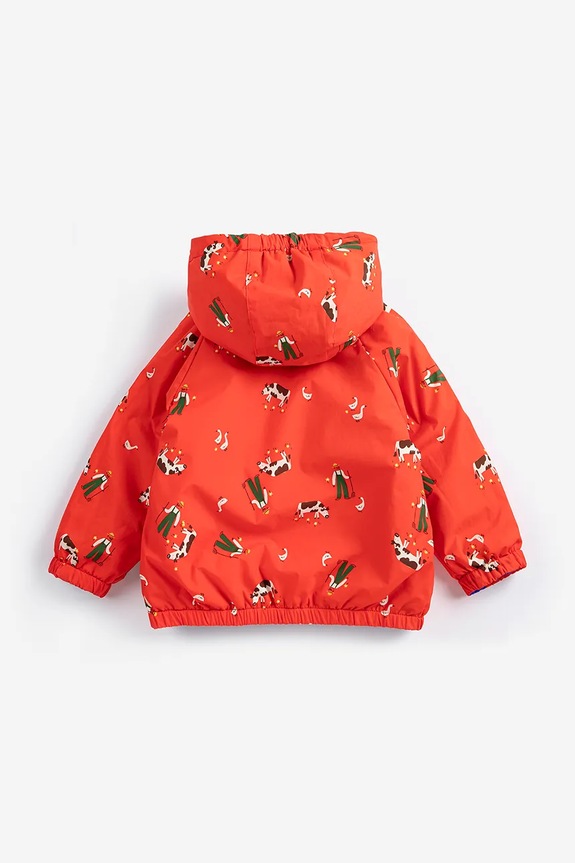 Bobo Choses kurtka niemowlęca Farm Adventure 126AB104 czerwony