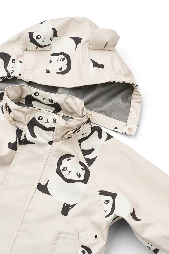 Dječja jakna i hlače Liewood Manu Rainwear Set bijela LW19910.PPY2