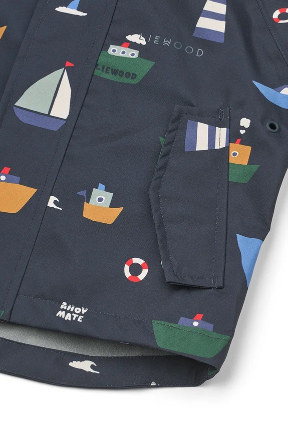 Dječja jakna i hlače Liewood Manu Rainwear Set LW19910.PPY2 mornarsko plava