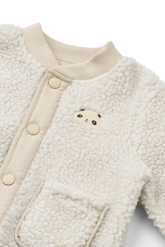 Dječja jakna Liewood Lora Pile jacket bež LW20642.PPY2