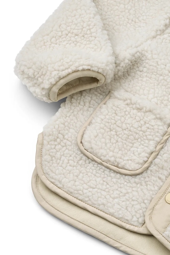 Dječja jakna Liewood Lora Pile jacket LW20642.PPY2 bež