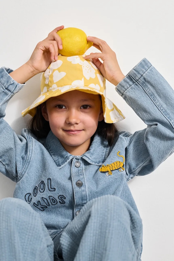 Liewood kurtka jeansowa dziecięca Kinsley Placement Denim Overshirt bez kaptura niebieski LW20934.PPY2