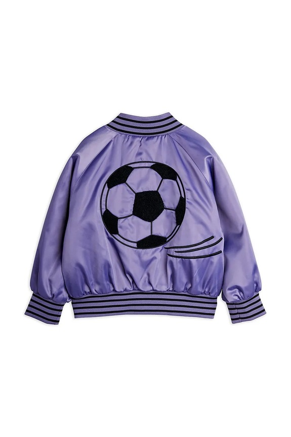 Dječaci Mini Rodini bomber jakna za djecu Soccerball 26210106 ljubičasta