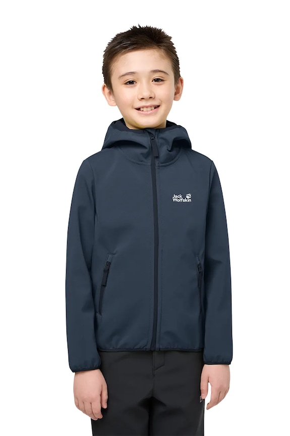 Jack Wolfskin geacă softshell pentru copii FOURWINDS JACKET KIDS A61854.104.152